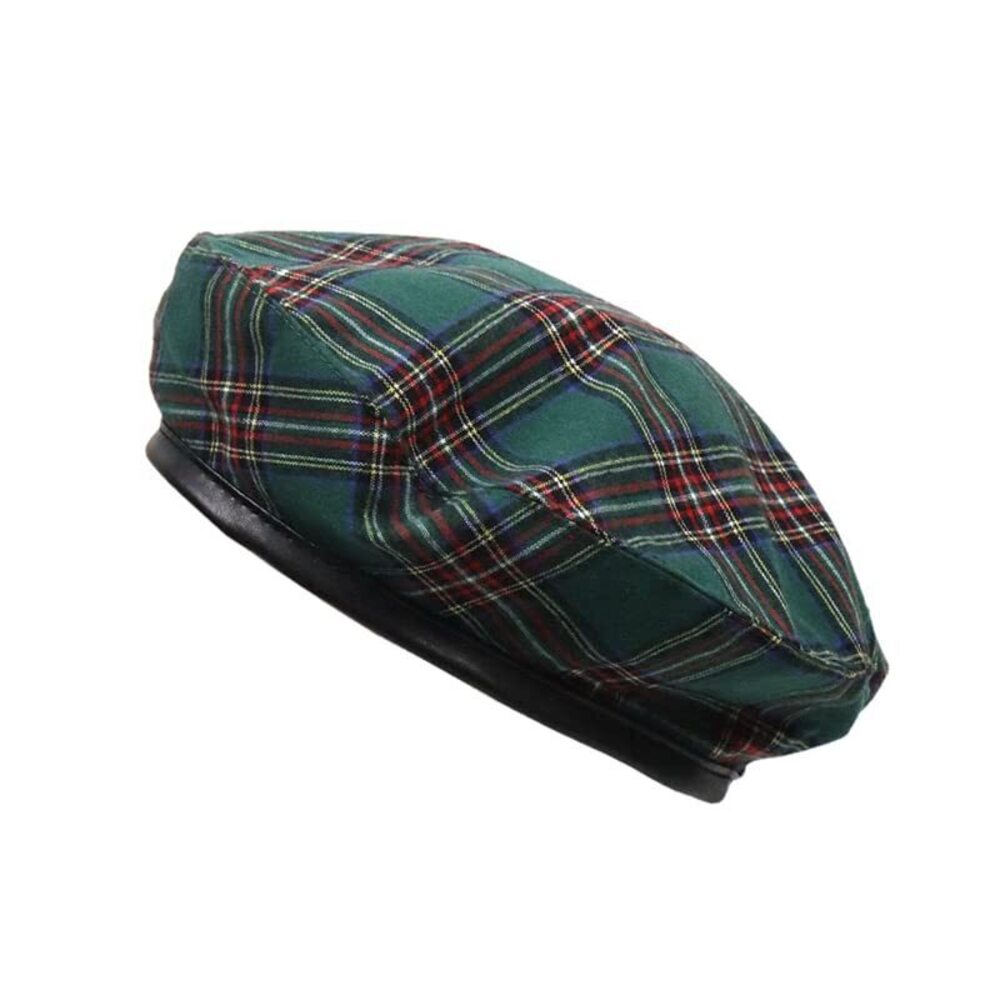 2225 Women Winter Plaid French Beret Hat Tartan Check Artist Painter Hats - Picture 5 of 7